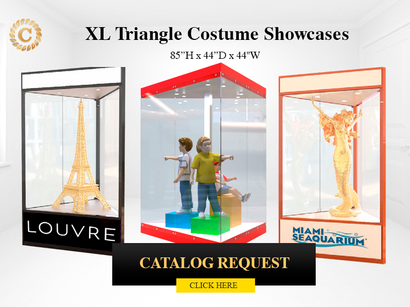 Large Costume Showcases